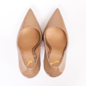 Дамски обувки SO CLASSIC DARK NUDE, бежов лак, ток 120мм.
